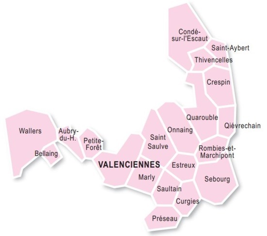 photo de la carte de valencienne